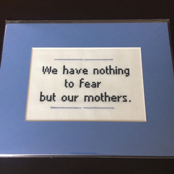 Other - Funny framed cross-stitch.